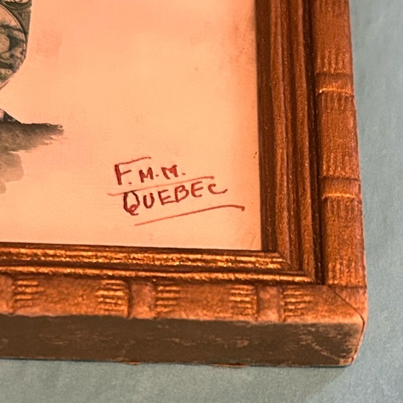 Franciscaines Missionnaires de Marie Quebec Framed Art Collage Ginger Jar Floral - Picture 4 of 9